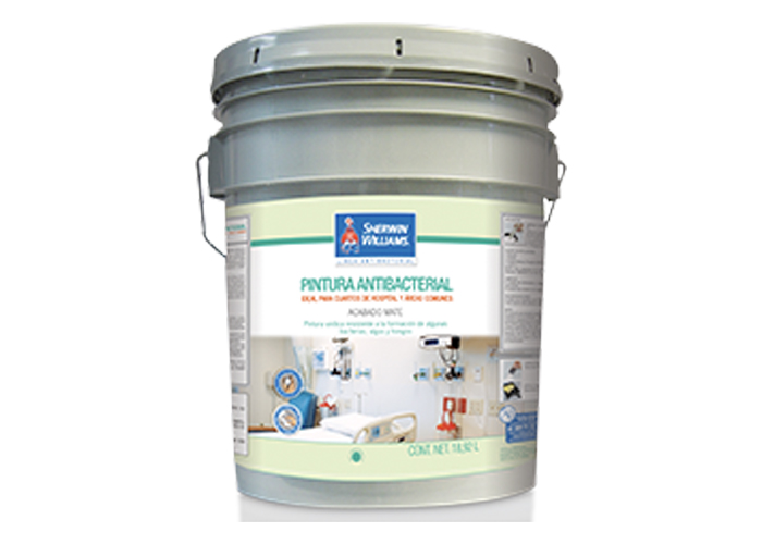PINTURA VINÍLICA ANTIBACTERIAL MATE